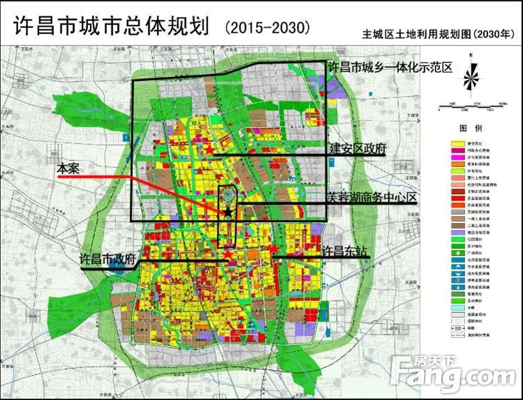 土地  土地转让  所在地区: 河南  许昌 合作方式: 整体转让 规划